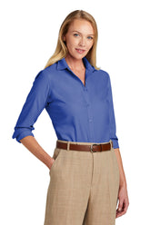 Brooks Brothers® Women’s Wrinkle-Free Stretch Nailhead Shirt - Cobalt Blue - XS